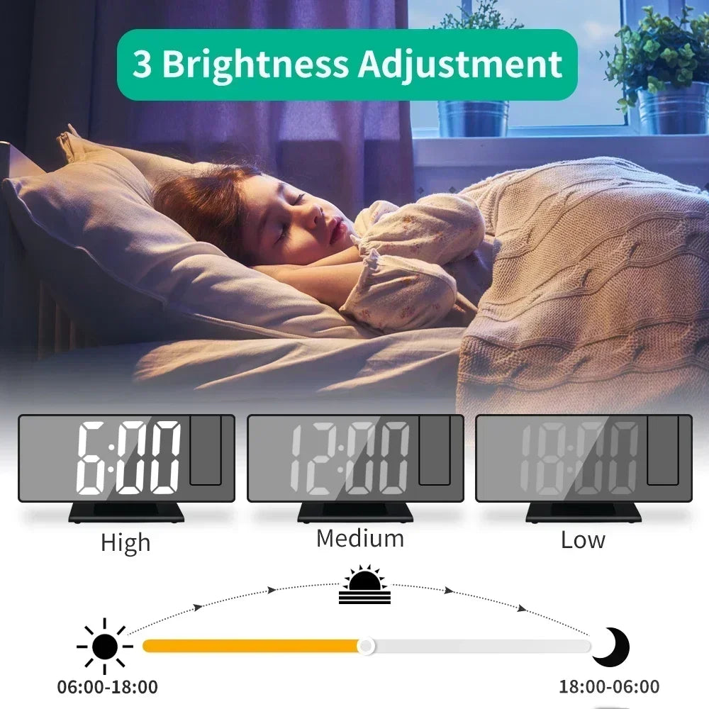 ProView TimeCraft 180° Projections Clock