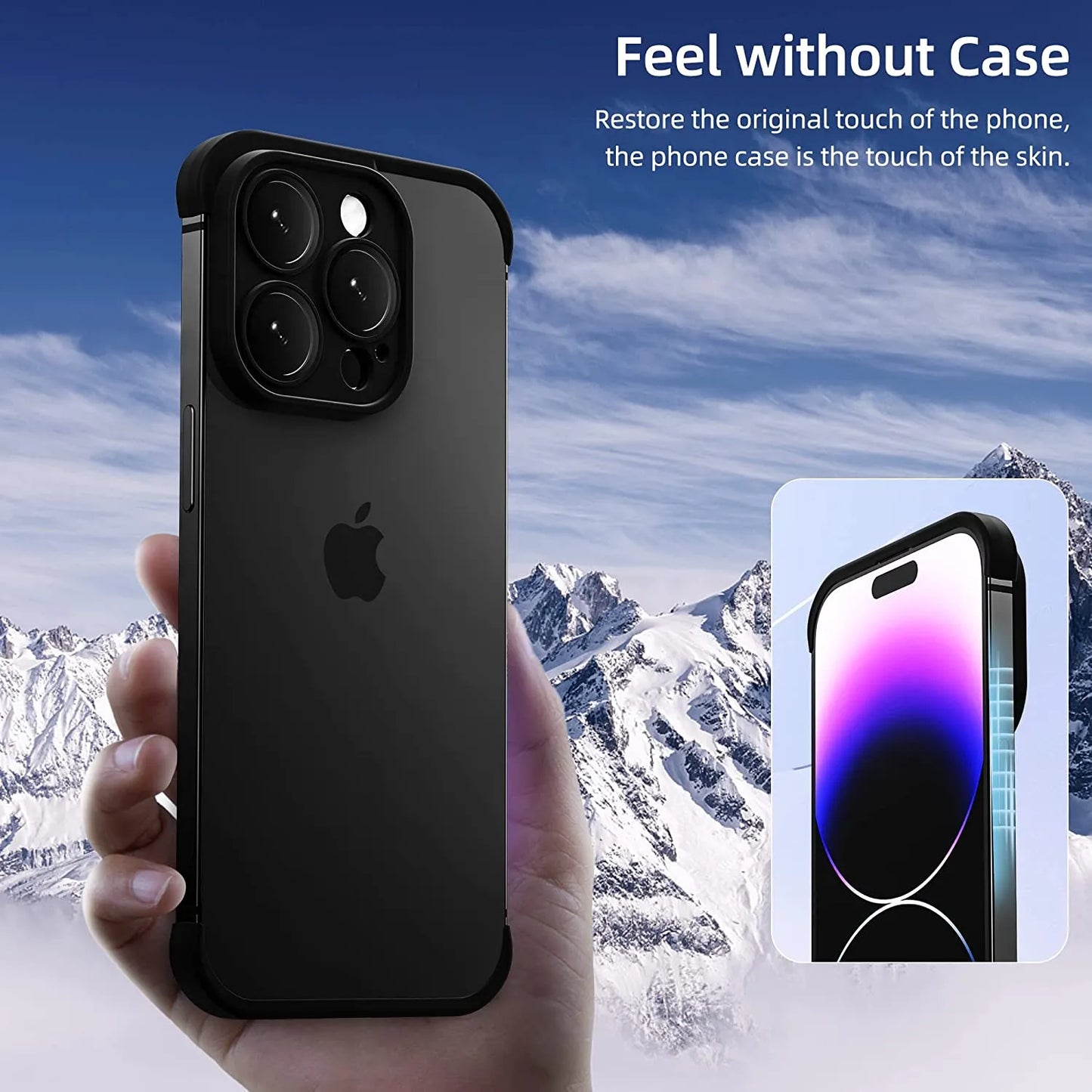 LensGuard SlimShield - Frameless Camera Protection For iPhone 15 14 Plus 13 Pro Max 12 11 14Pro 15Pro