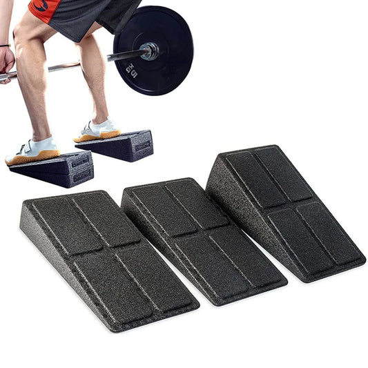 FlexEase Yoga Trio - Adjustable Bricks, Squat Wedge, and Slant Board Set