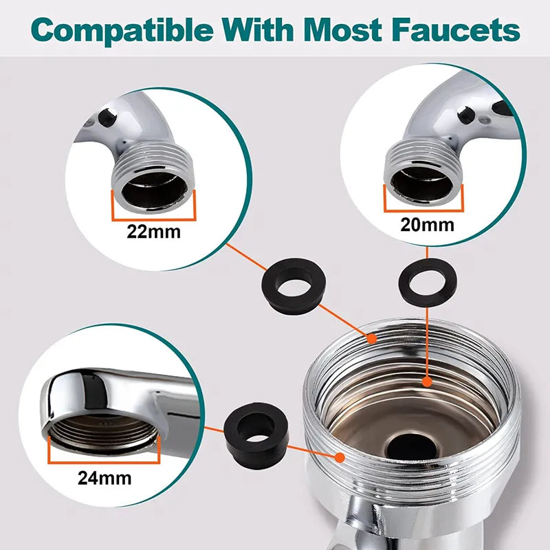 AquaFlex 1080° SwivelPro Faucet Enhancer 22/24mm