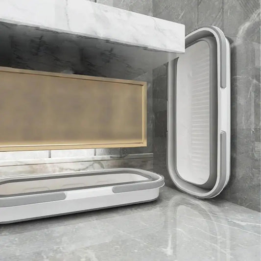 Collapsible Mop Bucket Portable Washing Basin Foldable Multi-Purpose Space Saving Large Capacity Cleaning Bucket