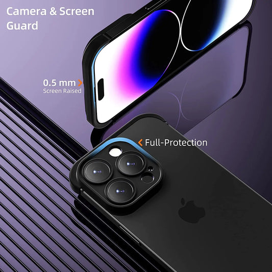 LensGuard SlimShield - Frameless Camera Protection For iPhone 15 14 Plus 13 Pro Max 12 11 14Pro 15Pro