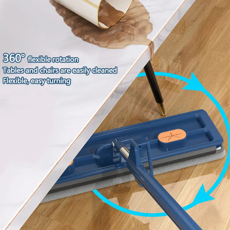 Self-contained Slide Microfiber Floor Mop