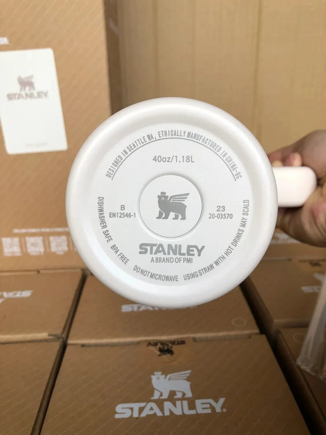 Stanley Tumbler with Handle Straw Lid Stainless Steel 30oz/40oz Vacuum Insulated Car Mug Double Wall Thermal Travel Cup