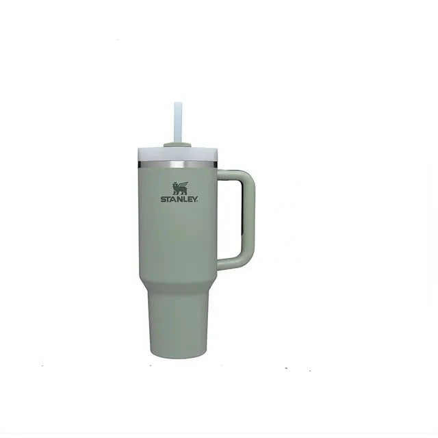 Stanley Tumbler with Handle Straw Lid Stainless Steel 30oz/40oz Vacuum Insulated Car Mug Double Wall Thermal Travel Cup