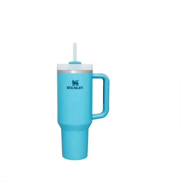 Stanley Tumbler with Handle Straw Lid Stainless Steel 30oz/40oz Vacuum Insulated Car Mug Double Wall Thermal Travel Cup