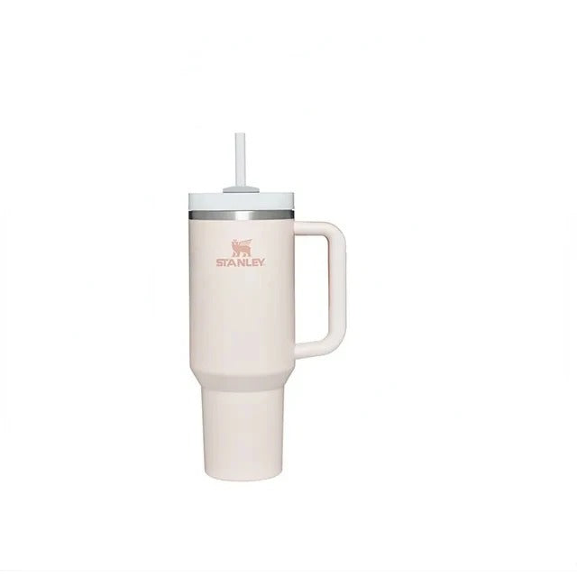 Stanley Tumbler with Handle Straw Lid Stainless Steel 30oz/40oz Vacuum Insulated Car Mug Double Wall Thermal Travel Cup