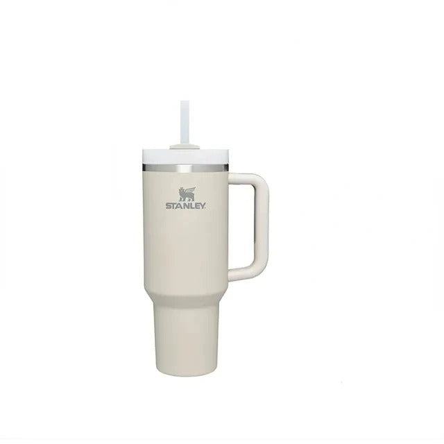 Stanley Tumbler with Handle Straw Lid Stainless Steel 30oz/40oz Vacuum Insulated Car Mug Double Wall Thermal Travel Cup